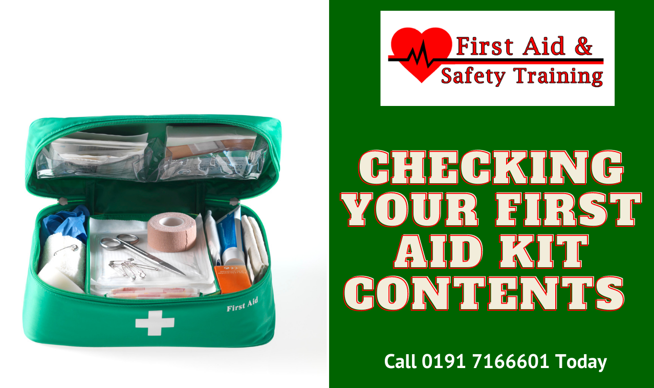 Checking your First Aid Kit Contents First Aid Courses