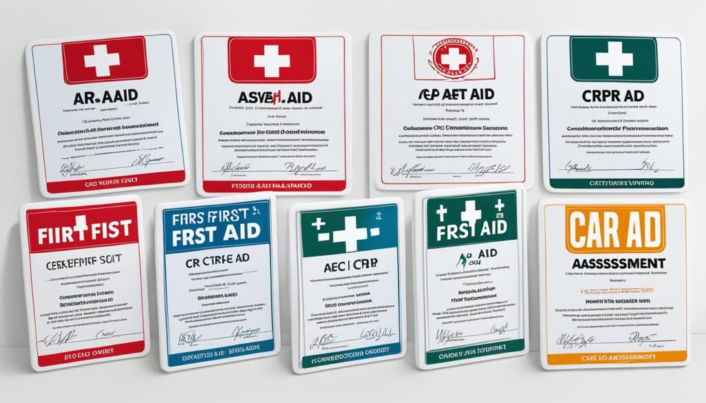 first aid course certifications