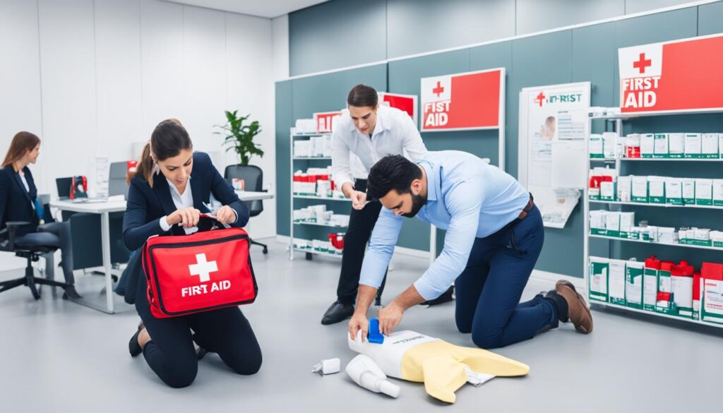 what is the legal requirement for first aid at work