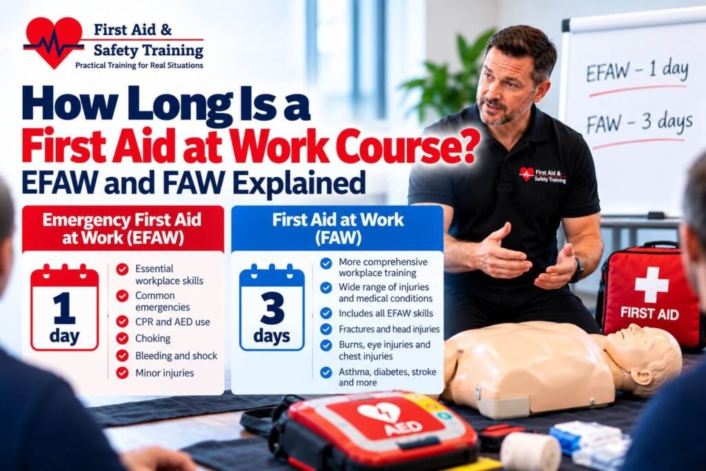 How Long Is a First Aid at Work Course EFAW and FAW Explained