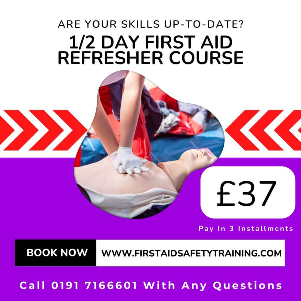 First Aid Refresher Course 31 May 2024 3 Hours £37