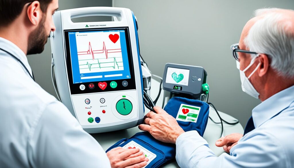 AED heart rhythm analysis