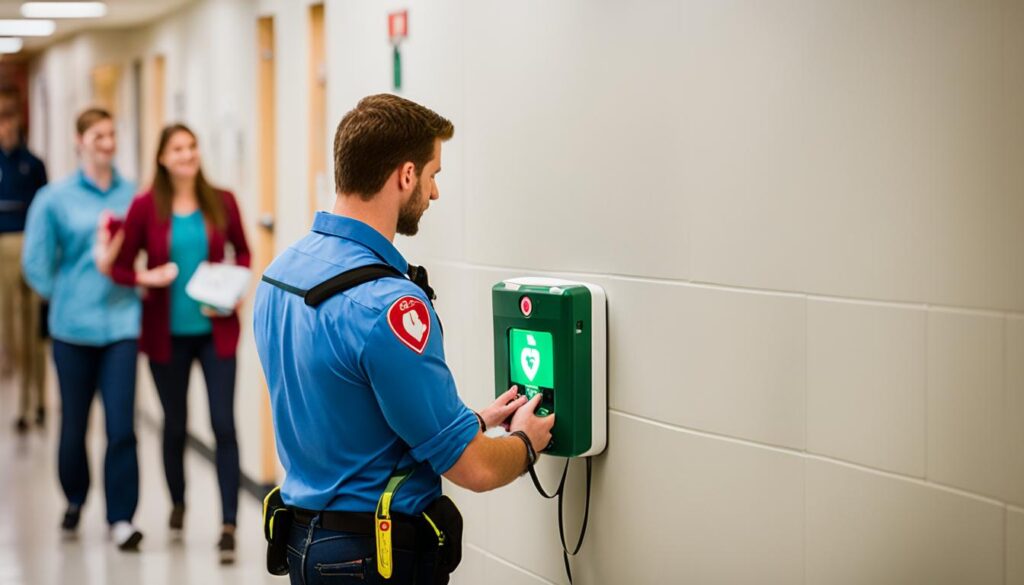 AED placement in schools