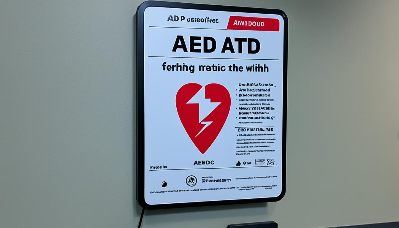 AED signage requirements