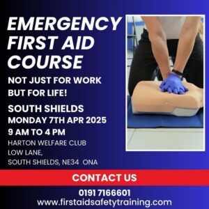 Emergency First Aid Course South Shields April 2025