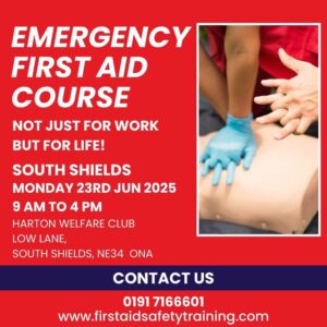 Emergency First Aid Course South Shields June 2025