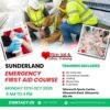 Emergency First Aid Course Sunderland October 2025