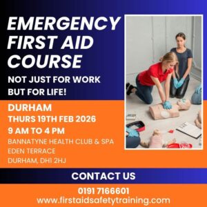 Emergency First Aid Course Durham February 2026