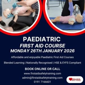 Paediatric First Aid Course 26 January 2026