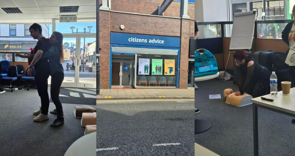 Emergency first aid for citizens advice sunderland | first aid and safety training Emergency First Aid for Citizens Advice Sunderland