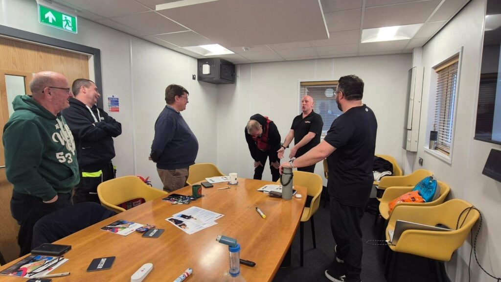 Learners on First Aid Refresher Course North East