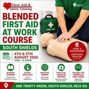 First Aid at Work Blended Course South Shields August 2026