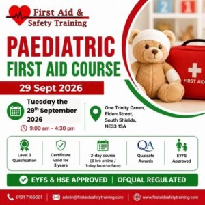 Paediatric First Aid Course September 2026