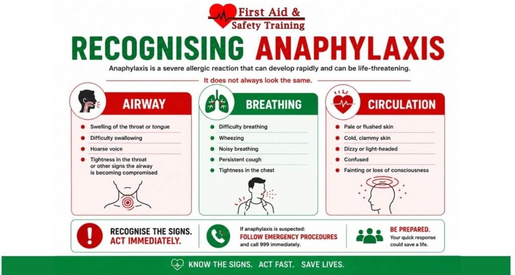 Recognising Anaphylaxis