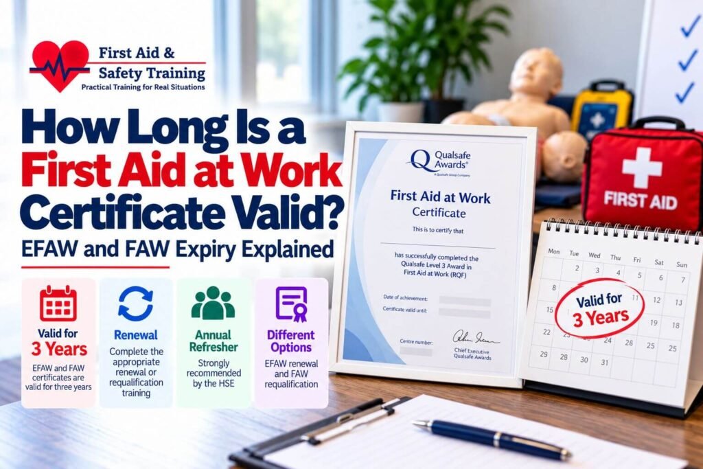 How Long Is a First Aid at Work Certificate Valid. EFAW and FAW Expiry Explained